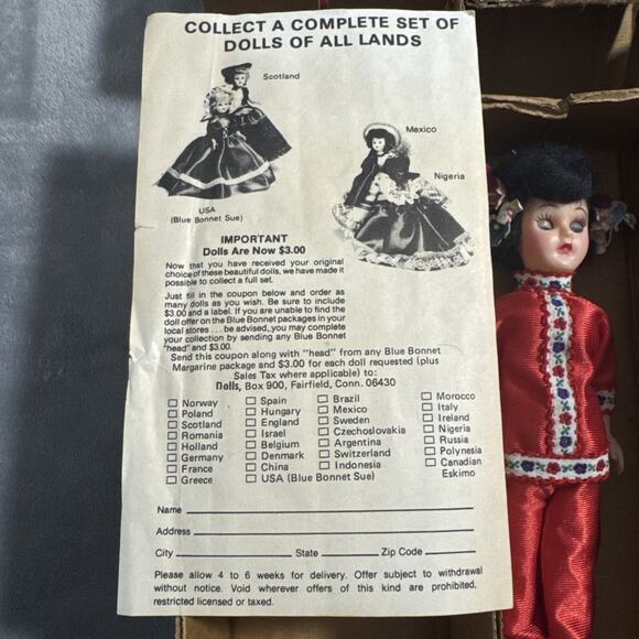 🔥Vintage Indonesian World Dressed Style Dolls Lot of 9 BNIB🔥 - Picture 2 of 7